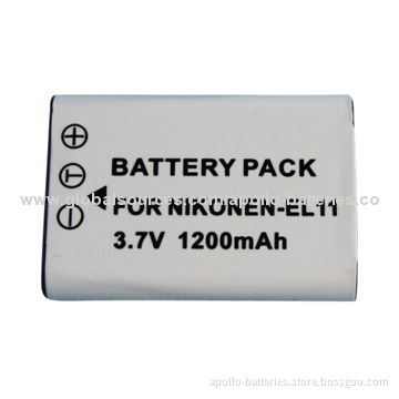 Battery for Nikon EN-EL11, 3.7V, 1200mAh